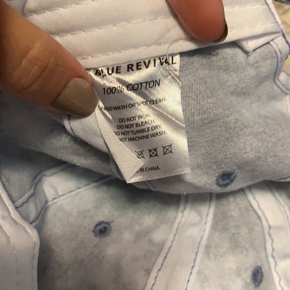 Blue revival ripple baseball hat, adjustable, new - Picture 3 of 6